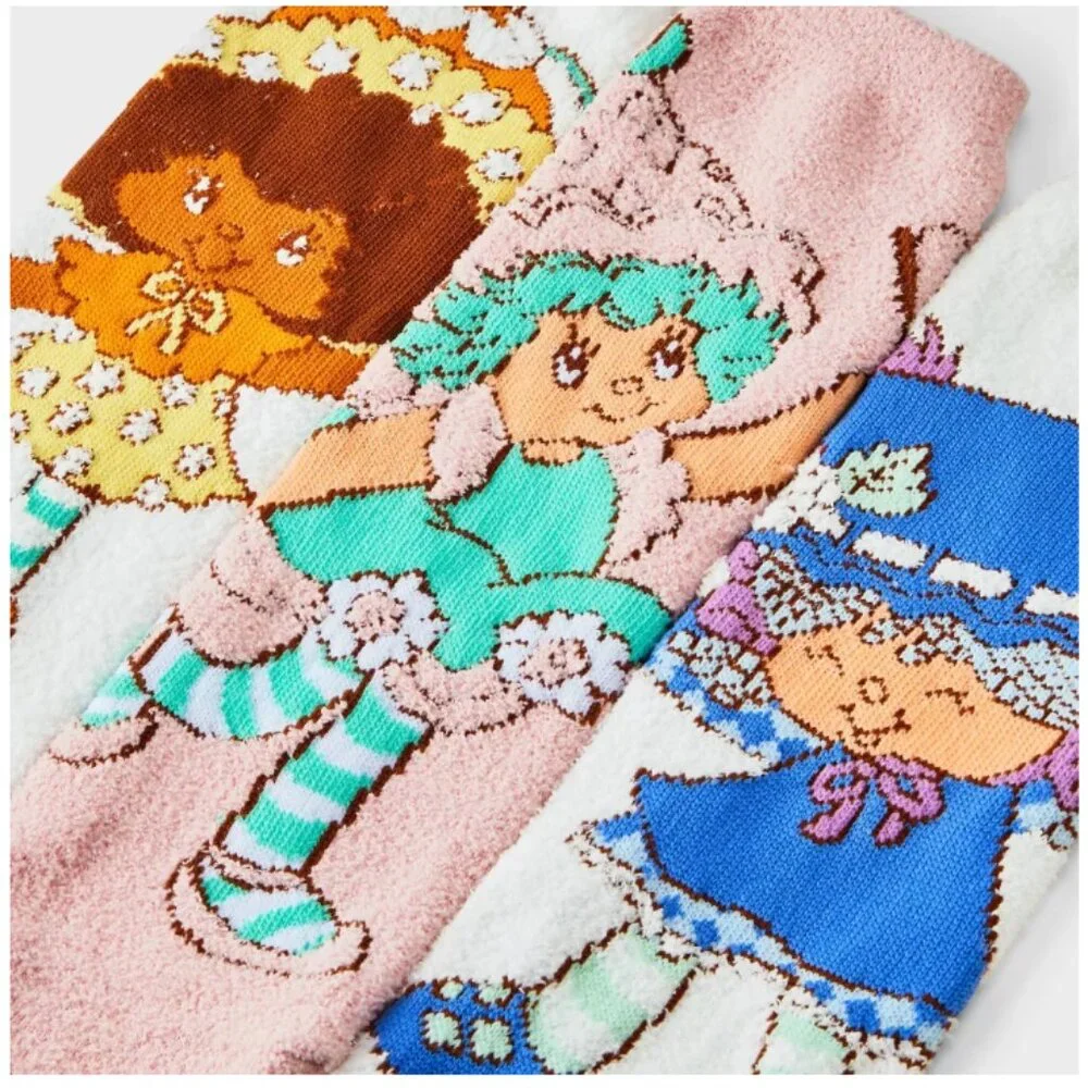 Strawberry Shortcake 7‎ Days of Cozy Crew Socks Set | NWT & Gift Box